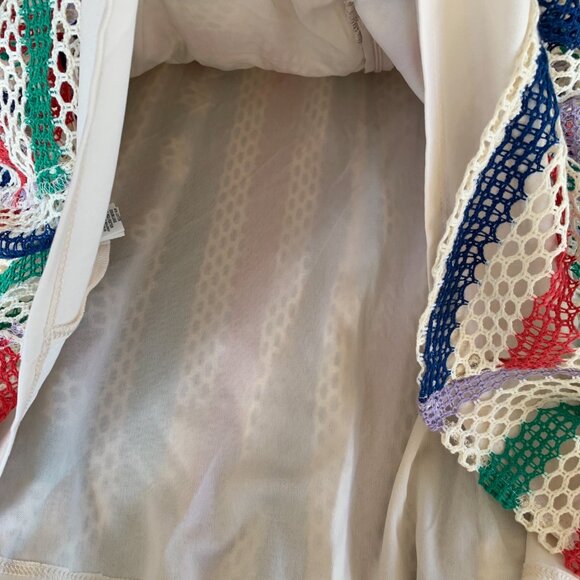 NWT Eva Franco Anthropologie Crocheted French Quarter Skirt 10 - Picture 3 of 6